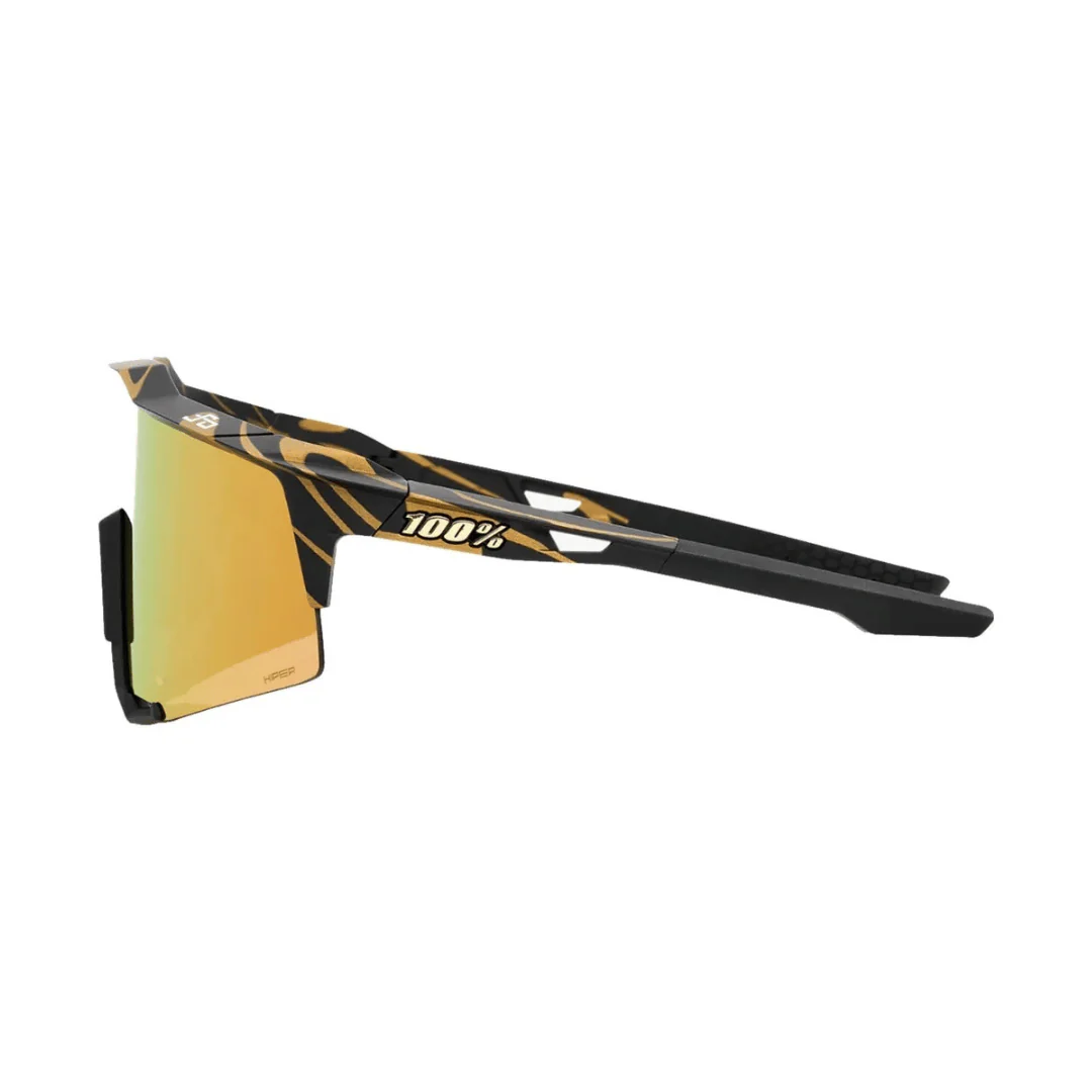 100% Speedcraft Peter Sagan Limited Edition Metallic Gold Flake/HiPER Gold Mirror Lens - Image 2