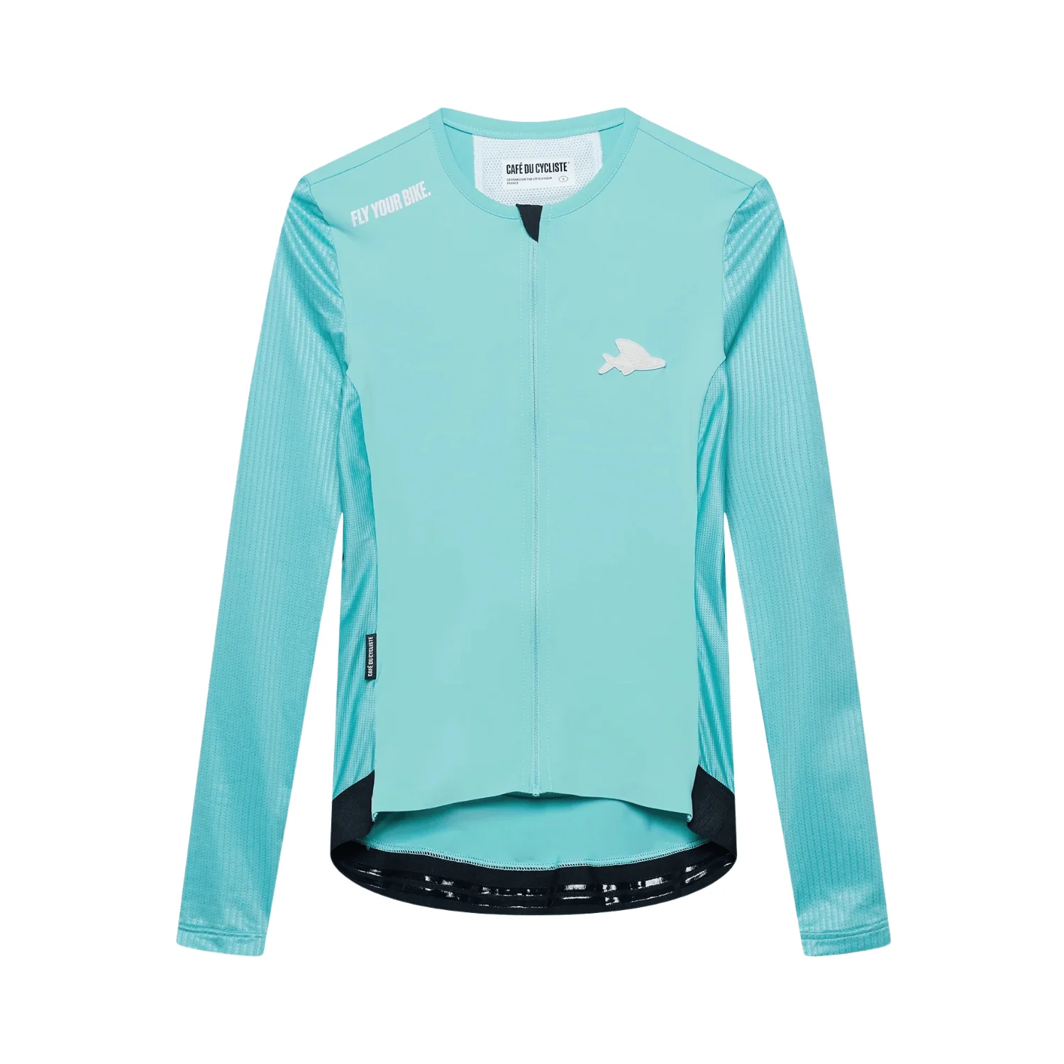 Café du Cycliste Women's Roxane Jersey Long Sleeve Riviera Blue M