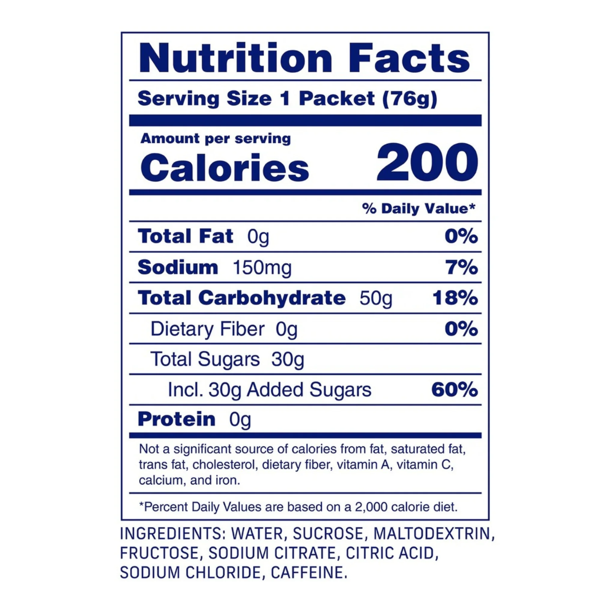 Carbs Fuel Caffeinated Original 50g Energy Gel Box of 12 - Image 4