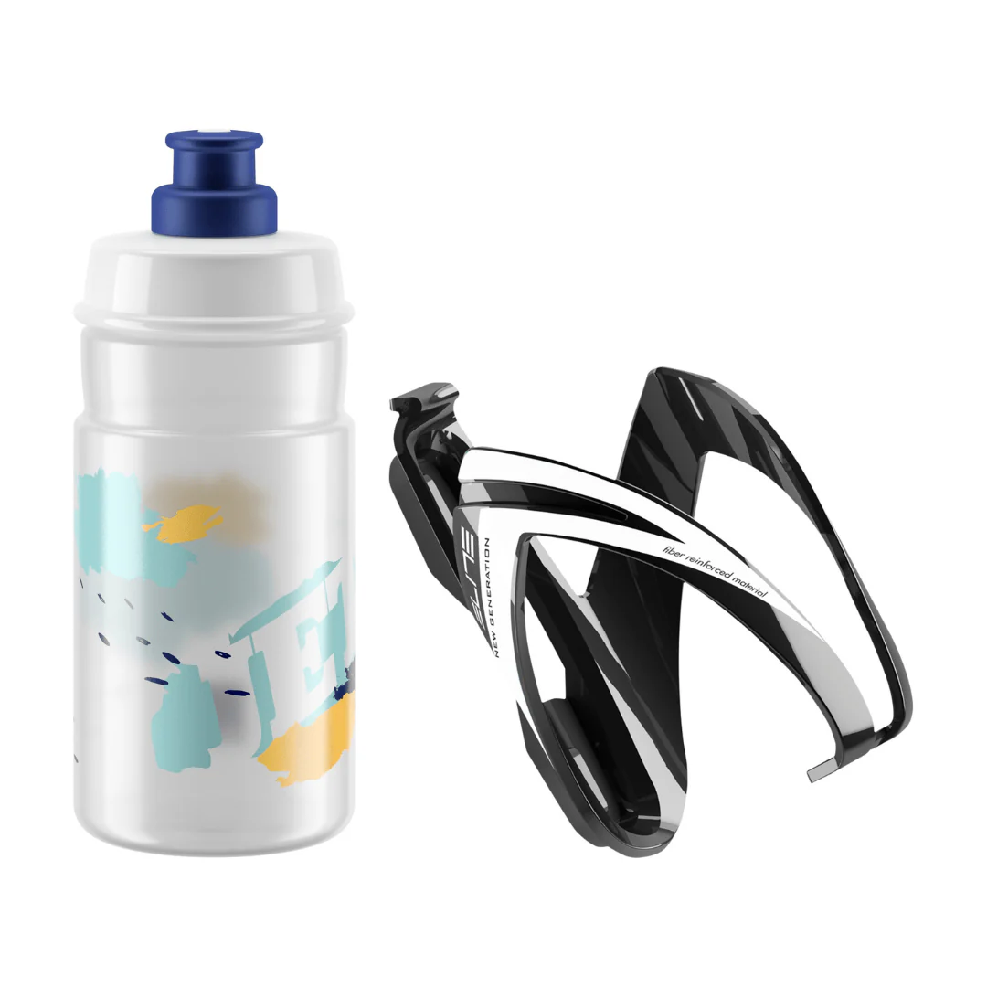 Elite CEO Kit Bottle Cage and 350ml Jet Bottle - Image 4