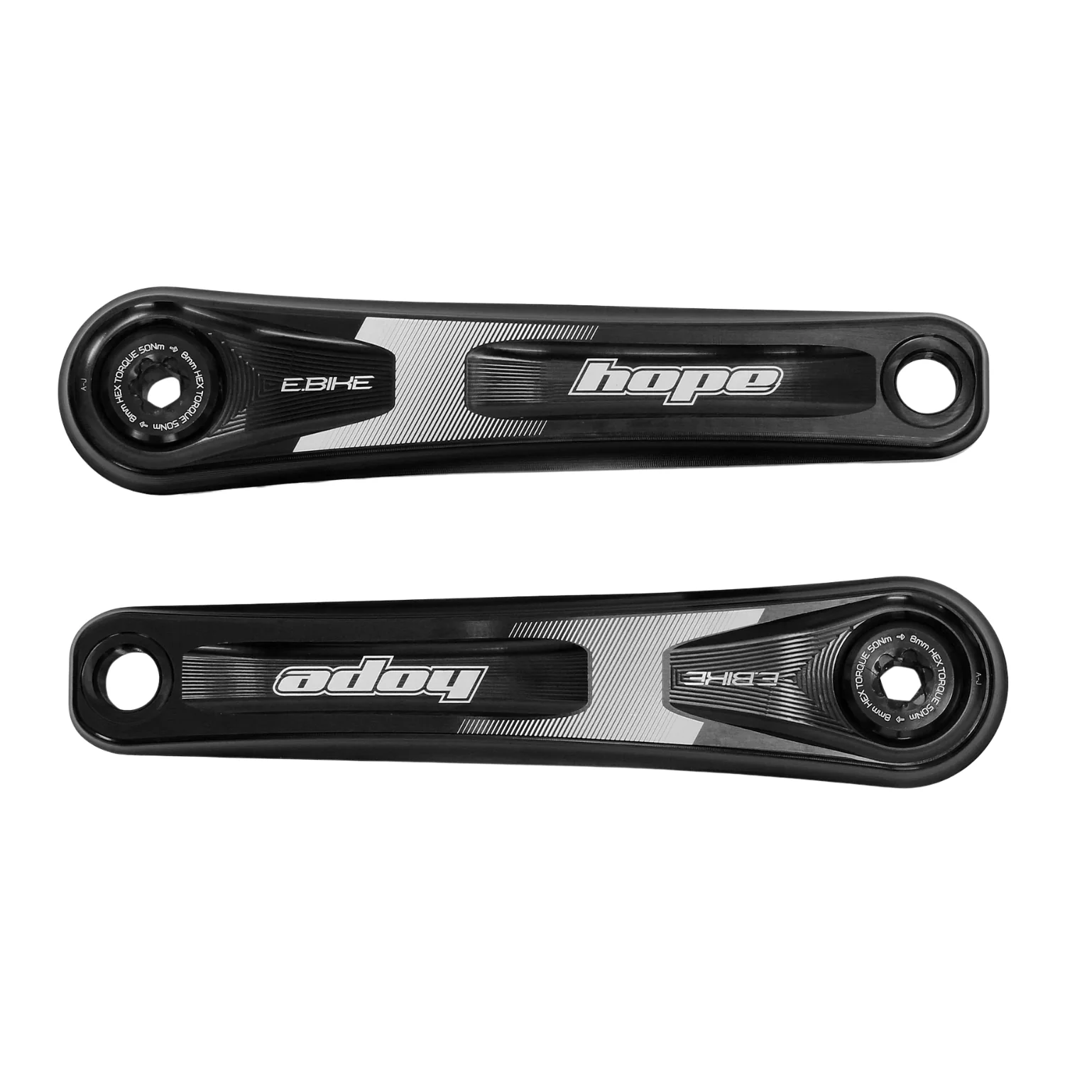 Hope E Bike Crankset Narrow Offset 155mm Black