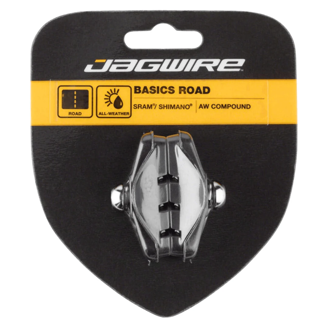 Jagwire Basic Road Rim Brake Pads All-Weather (Single Pair)