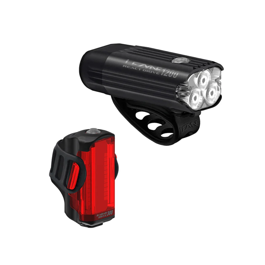 Lezyne Radar React System - Front and Rear Light