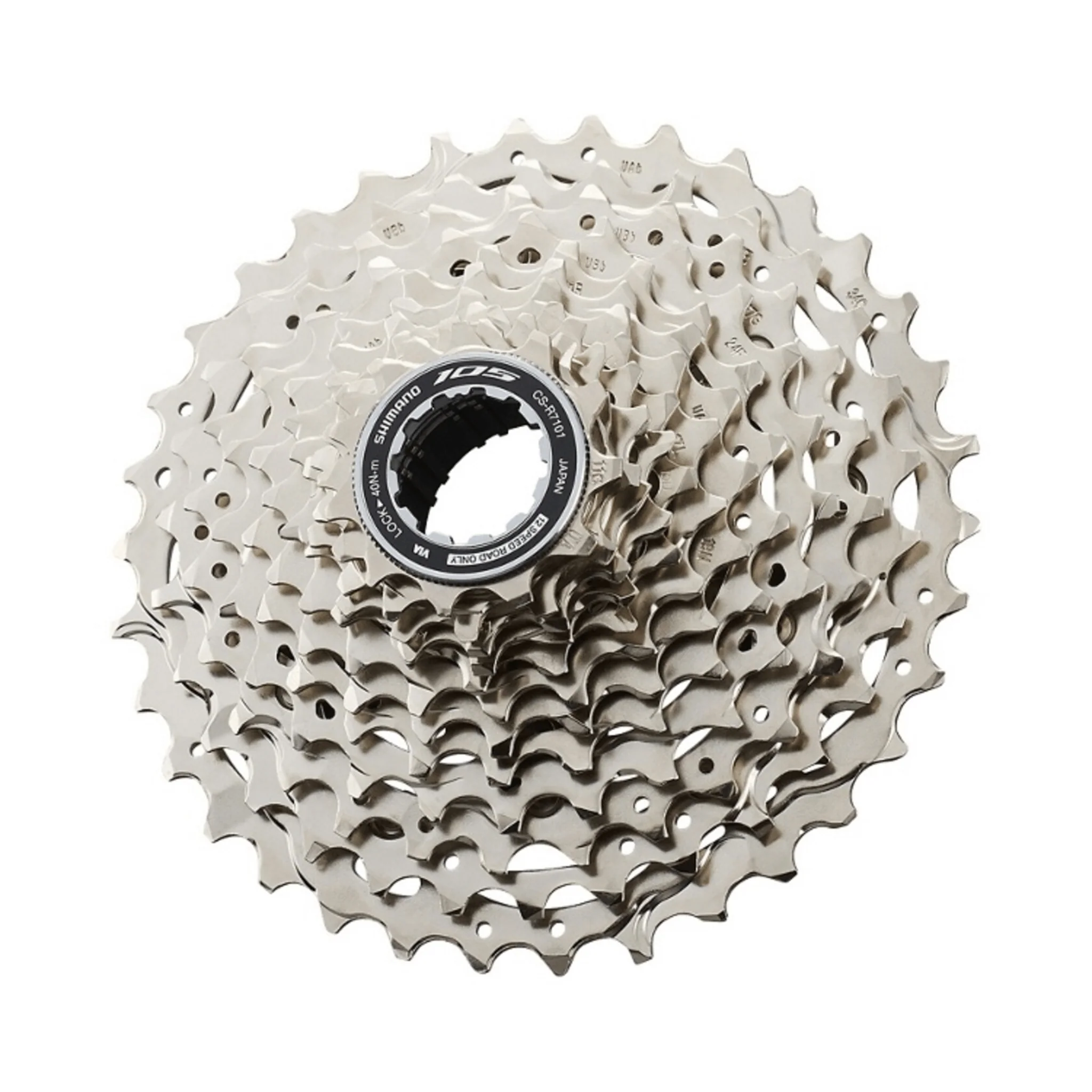 Open Box Shimano 105 CS-R7101 12sp Cassette 11-34t - Image 2