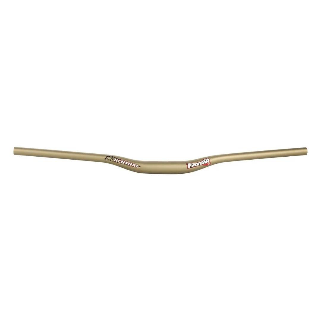 RENTHAL FATBAR RISER 35MM CLAMP 800MM WIDE 20MM RISE GOLD