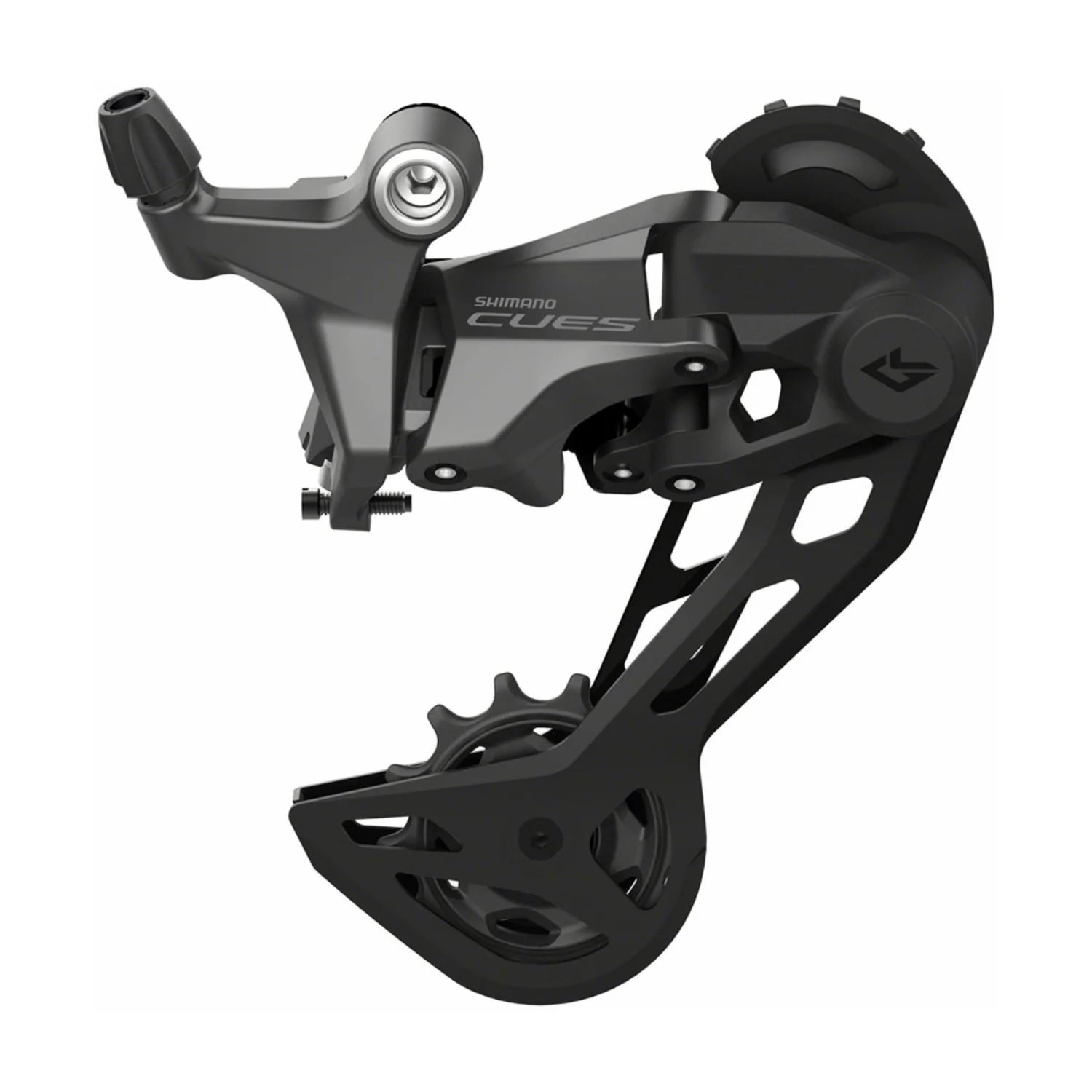 Shimano CUES RD-U6020-SGS Rear Derailleur - 10-Speed, Shadow Design, Direct Attach, Long Cage, Black