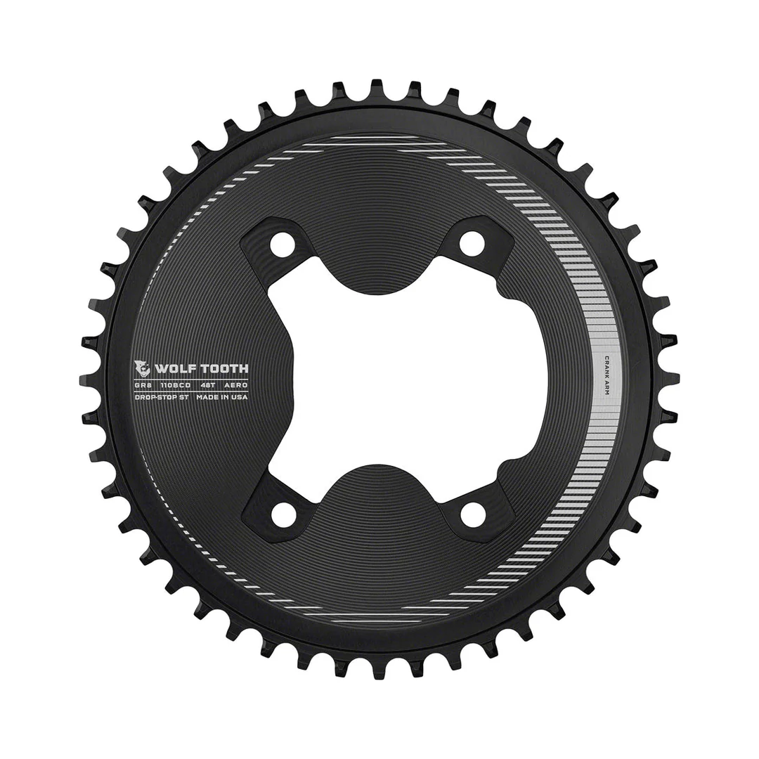 Wolf Tooth Aero 110 Asymmetric BCD Chainring - 48t