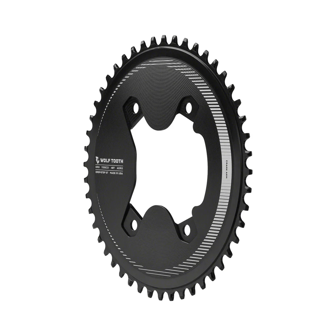 Wolf Tooth Aero 110 Asymmetric BCD Chainring - 48t - Image 2